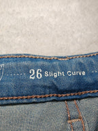 Women Levi's Slight Curve Light blue Slim W26 L29 (EU 36 / S) Y2K Jeans