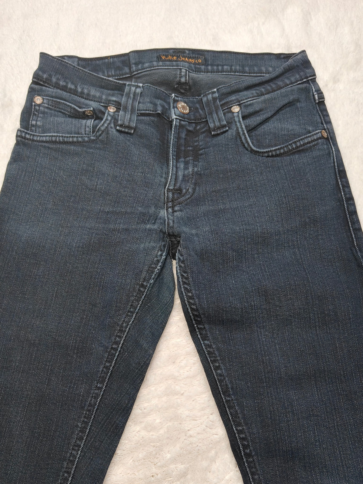 Women Nudie Jeans Co Dark blue Skinny W25 L34 (EU 34 / XS) Jeans