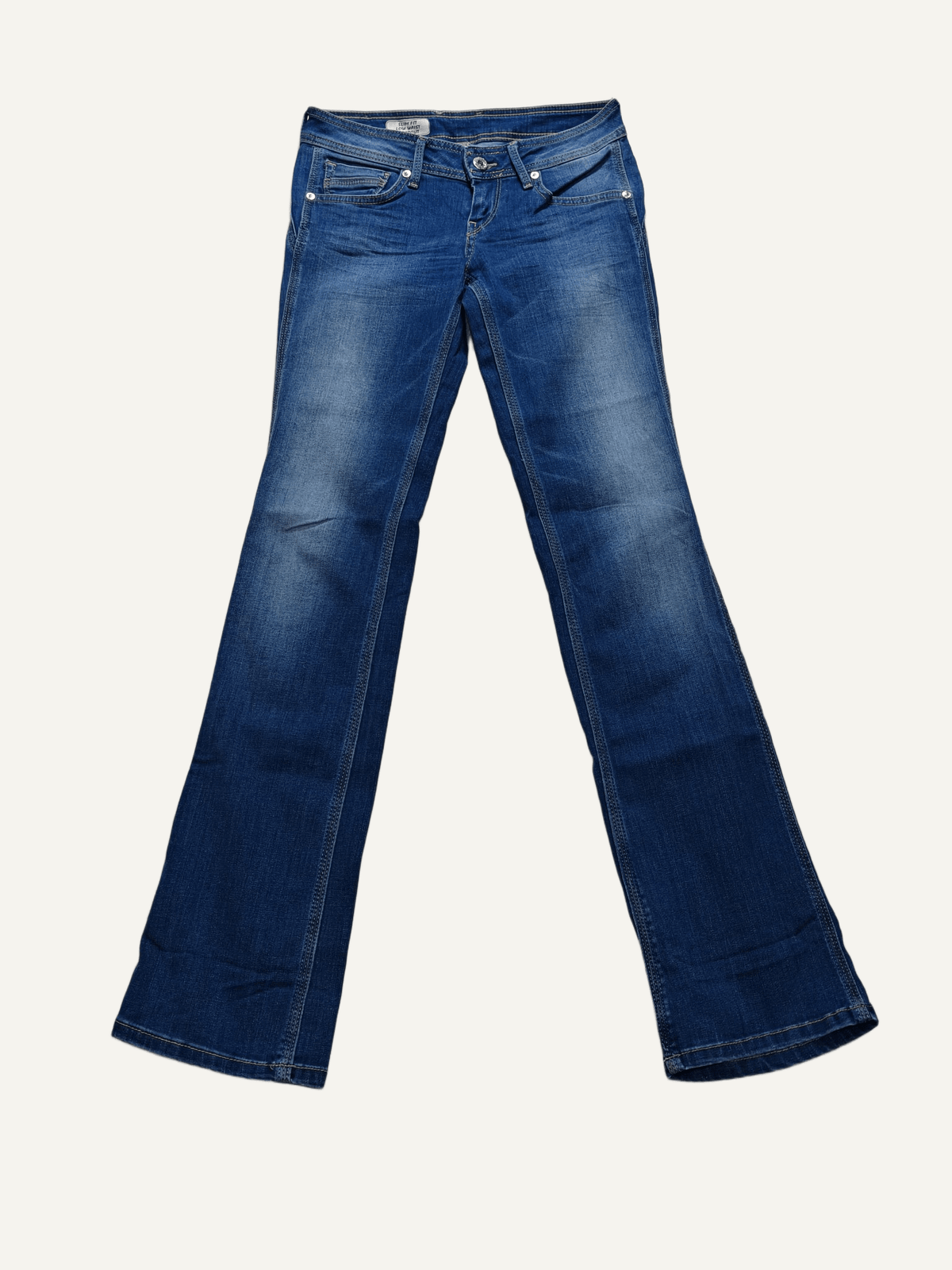 Women Pepe Jeans Joule Blue Slim bootcut W27 L32 (EU 36 / S) Y2K Jeans