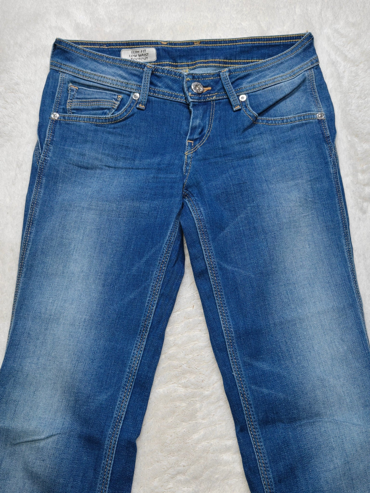 Women Pepe Jeans Joule Blue Slim bootcut W27 L32 (EU 36 / S) Y2K Jeans