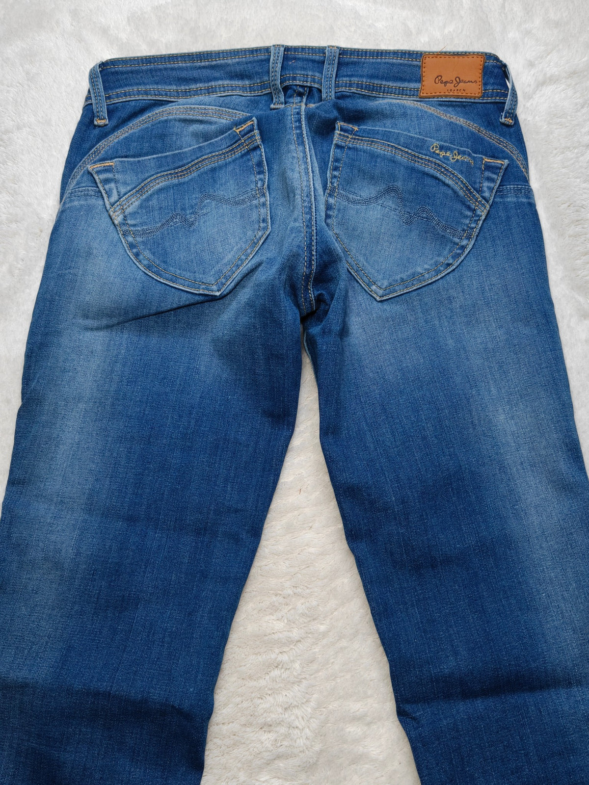 Women Pepe Jeans Joule Blue Slim bootcut W27 L32 (EU 36 / S) Y2K Jeans
