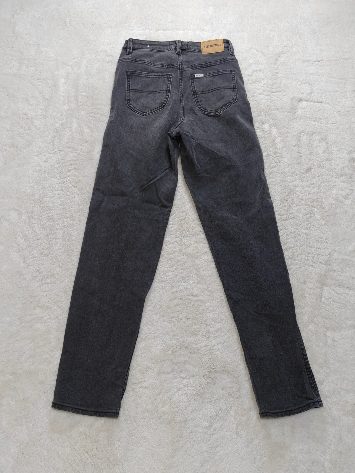 Women Riders by Lee Hi Mom Black Mom fit W24 L30 (EU 34 / XS) Y2K Jeans