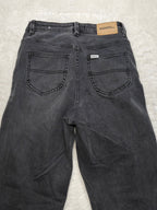 Women Riders by Lee Hi Mom Black Mom fit W24 L30 (EU 34 / XS) Y2K Jeans