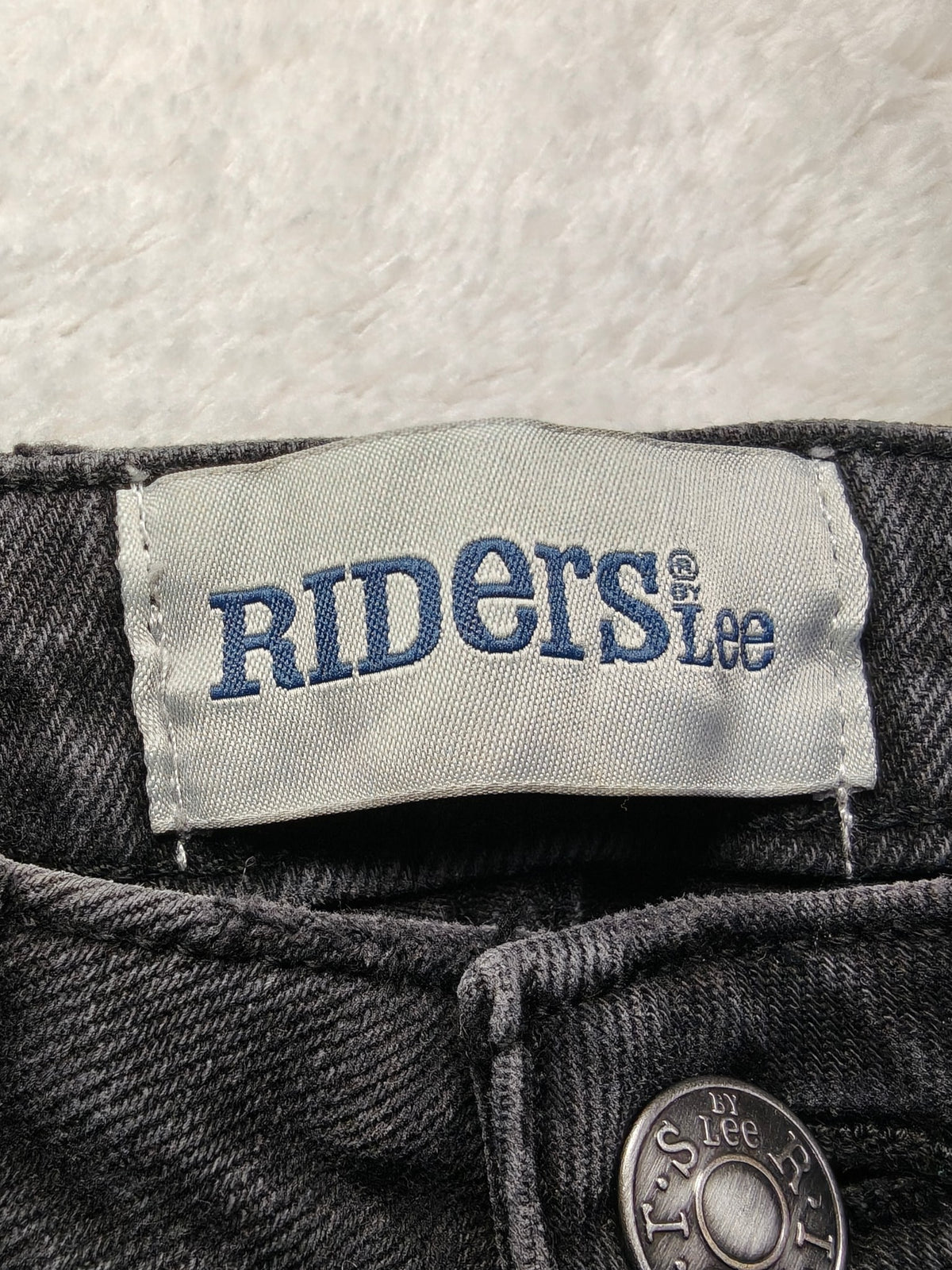 Women Riders by Lee Hi Mom Black Mom fit W24 L30 (EU 34 / XS) Y2K Jeans