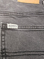 Women Riders by Lee Hi Mom Black Mom fit W24 L30 (EU 34 / XS) Y2K Jeans