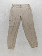 Women U.S. Polo Assn Beige Tapered W32 L28 (EU 42 / XL) Y2K Pants