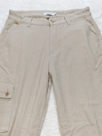 Women U.S. Polo Assn Beige Tapered W32 L28 (EU 42 / XL) Y2K Pants