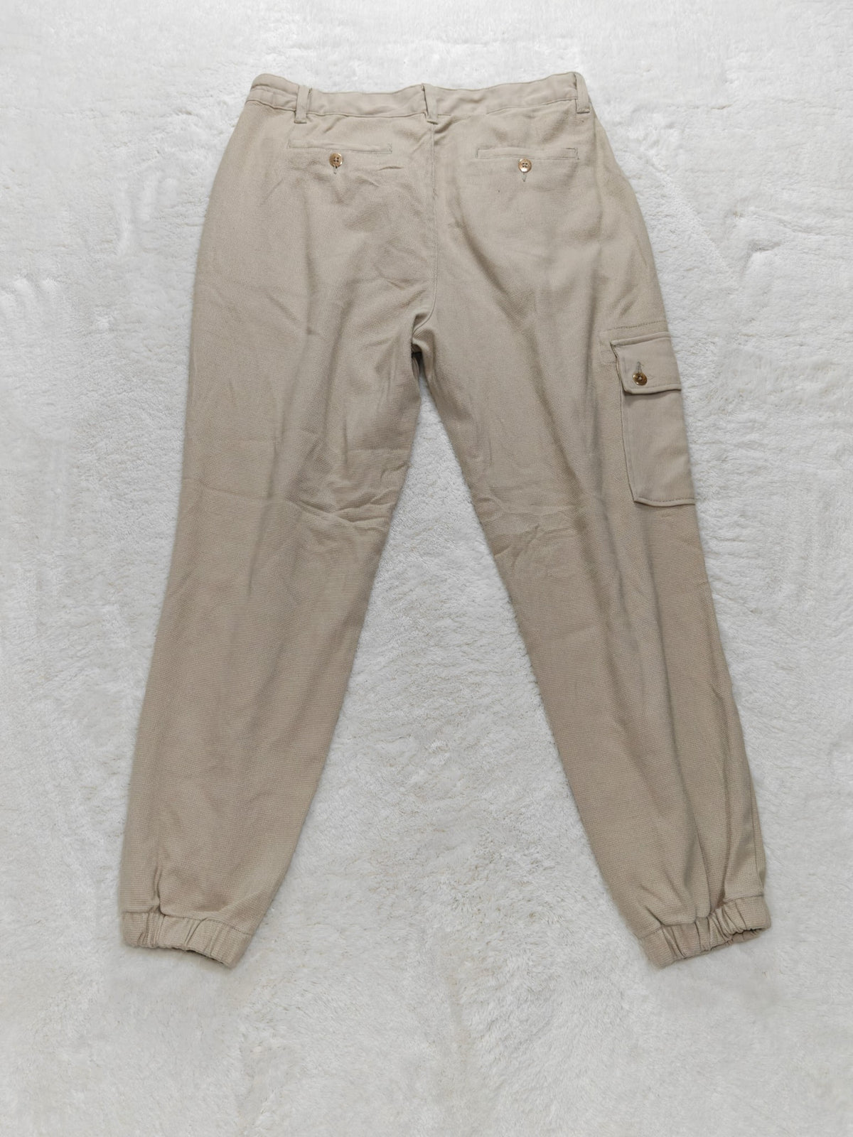 Women U.S. Polo Assn Beige Tapered W32 L28 (EU 42 / XL) Y2K Pants